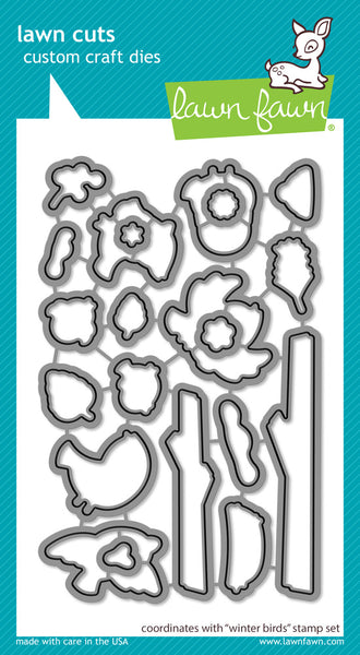 Lawn Fawn, Lawn Cuts Custom Craft Dies, Winter Birds (LF3226)