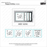 Lawn Fawn, Clear Stamps, Flappy Holiday (LF3229)