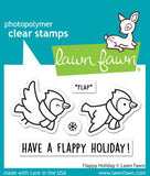Lawn Fawn, Clear Stamps, Flappy Holiday (LF3229)
