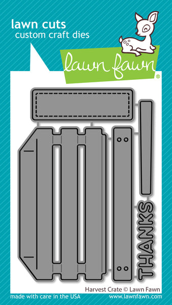 Lawn Fawn, Lawn Cuts Custom Craft Die, Harvest Crate (LF3247)