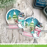 Lawn Fawn, Lawn Cuts Custom Craft Die, Build-A-Snow Globe (LF3254)
