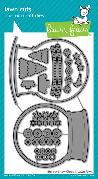 Lawn Fawn, Lawn Cuts Custom Craft Die, Build-A-Snow Globe (LF3254)