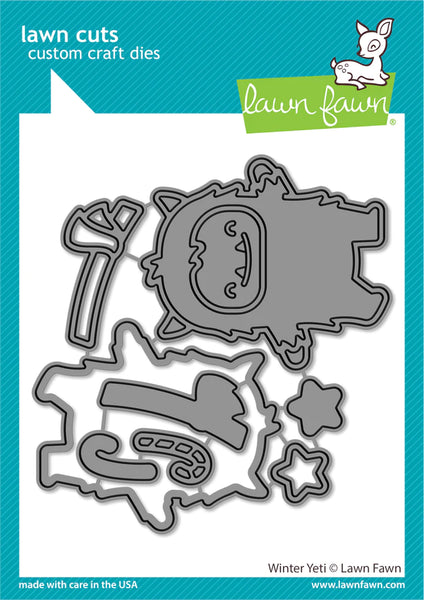Lawn Fawn, Lawn Cuts Custom Craft Die, Winter Yeti (LF3259)