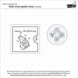 Lawn Fawn Clear Stamps, Little Snow Globe:  Bear (LF3274)