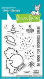 Lawn Fawn Clear Stamps, Little Snow Globe:  Bear (LF3274)