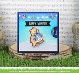 Lawn Fawn, Lawn Cuts Custom Craft Die & Stencil, Reveal Wheel Bear Add-On (LF3276)