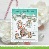 Lawn Fawn, Lawn Cuts Custom Craft Die & Stencil, Reveal Wheel Bear Add-On (LF3276)