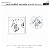 Lawn Fawn, Lawn Cuts Custom Craft Die & Stencil, Reveal Wheel Bear Add-On (LF3276)