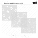 Lawn Fawn, Lawn Clippings Stencils, Poinsettia Background (LF3280)