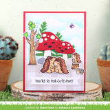 Lawn Fawn, Lawn Cuts Custom Craft Die, Happy Mushroom