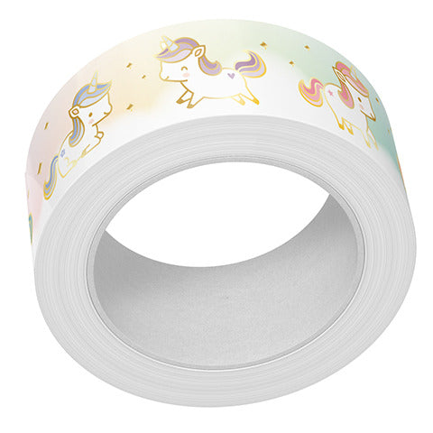 Lawn Fawn, Lawn Fawndamentals Foiled Washi Tape, Unicorn Party (LF3336)