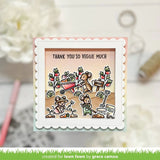 Lawn Fawn Clear Stamps 4"X6", Veggie Happy (LF3340)