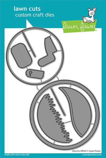 Lawn Fawn, Lawn Cuts Custom Craft Die, Give It a Whirl (LF3366)