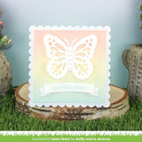 Lawn Cuts Custom Craft Die, Ta-Da! Diorama! Butterfly Window Add-On (LF3370)