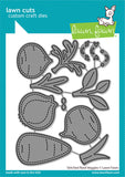 Lawn Fawn, Lawn Cuts Custom Craft Die Stitched Root Veggies (LF3374)