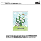 Lawn Fawn, Lawn Cuts Custom Craft Die, Lovely Lily of the Valley (LF3377)