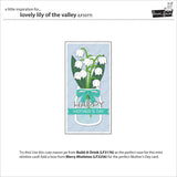 Lawn Fawn, Lawn Cuts Custom Craft Die, Lovely Lily of the Valley (LF3377)