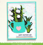 Lawn Fawn, Lawn Cuts Custom Craft Die, Lovely Lily of the Valley (LF3377)