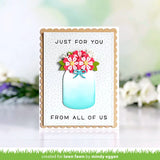 Lawn Fawn, Lawn Cuts Custom Craft Die, Build-A-Drink Mason Jar Add-On (LF3378)