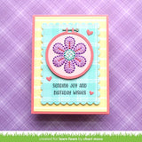 Lawn Fawn, Lawn Cuts Custom Craft Die Embroidery Hoop Flower Add-On (LF3379)