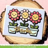 Lawn Fawn, Lawn Cuts Custom Craft Die, Happy Potted Flower (LF3381)