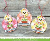 Lawn Fawn, Lawn Cuts Custom Craft Die, Happy Potted Flower (LF3381)