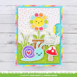 Lawn Fawn, Lawn Cuts Custom Craft Die, Happy Potted Flower (LF3381)