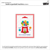 Lawn Fawn, Lawn Cuts Custom Craft Die, Build-A-Gumball Machine (LF3431)