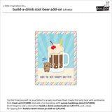 Lawn Fawn, Lawn Cuts Custom Craft Die, Build-A-Drink Root Beer Add-on (LF3432)