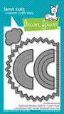 Lawn Fawn, Lawn Cuts Custom Craft Die, Ta-Da! Diorama! Sunburst Window Add-on (LF3435)