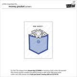 Lawn Fawn, Lawn Cuts Custom Craft Die, Money Pocket (LF3441)