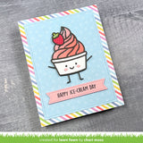 Lawn Fawn, Lawn Cuts Custom Craft Die, Froyo Friend (LF3445)