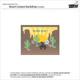 Lawn Fawn, Lawn Cuts Custom Craft Die, Desert Canyon Backdrop (LF3450)