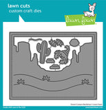 Lawn Fawn, Lawn Cuts Custom Craft Die, Desert Canyon Backdrop (LF3450)
