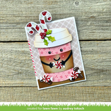 Lawn Fawn, Lawn Cuts Custom Craft Die, Coffee Cup Gift Card Holder (LF3514)