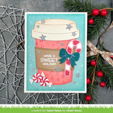 Lawn Fawn, Lawn Cuts Custom Craft Die, Coffee Cup Gift Card Holder (LF3514)