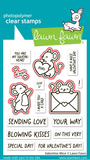 Lawn Fawn, Lawn Cuts Custom Craft Die, Valentine Mice (LF3609)