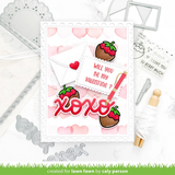 Lawn Fawn, Lawn Cuts Custom Craft Die, Scripty XOXO Outline Add-on (LF3616)