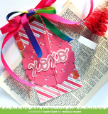 Lawn Fawn, Lawn Cuts Custom Craft Die, Scripty XOXO Outline Add-on (LF3616)