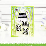 Lawn Fawn, Lawn Cuts Customs Craft Dies, Bamboo Forest Portrait Backdrop (LF3618)