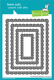 Lawn Fawn, Lawn Cuts Custom Craft Die, Lacy Rectangle Stackables (LF3619)