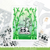 Lawn Fawn, Lawn Clippings Coloring Stencils, Layered Bamboo (LF3621)