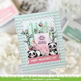 Lawn Fawn, Lawn Clippings Coloring Stencils, Layered Bamboo (LF3621)