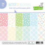 Lawn Fawn, Double-Sided Petite Paper Pack 6"X6" 36/Pkg, Bitsy Blooms (LF3650)