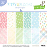Lawn Fawn, Double-Sided Collection Pack 12"X12" 12/Pkg, Bitsy Blooms (LF3651)