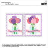 Lawn Fawn, Lawn Cuts Custom Craft Die, Terrific Tulips (LF3685)