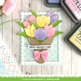 Lawn Fawn, Lawn Cuts Custom Craft Die, Flower Bouquet Wrap (LF3686)