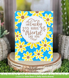 Lawn Fawn, Lawn Clippings Coloring Stencils, Layered Daisy Bloom Background (LF3693)