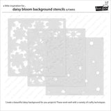 Lawn Fawn, Lawn Clippings Coloring Stencils, Layered Daisy Bloom Background (LF3693)