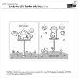 Lawn Fawn, Stamps, Dies & Coloring Stencil Bundle, Backyard Bird Feeder Add On (LF3710, LF3711 & LF3712)